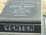 VENTER Christina Susanna nee ELS 1908-1972