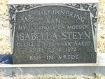 STEYN Isabella nee van AARDT 1932-1972