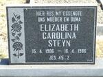 STEYN Elizabeth Carolina 1906-1986