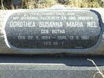 NEL Dorothea Susanna Maria nee BOTHA 1884-1961