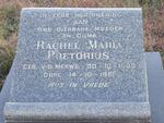 PRETORIUS Rachel Maria nee van der MERWE 1890-1981