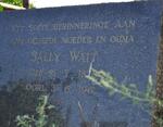 WAIT Sally 1878-1961
