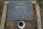 BOTHA John 1913-1983