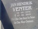 VENTER Jan Hendrik 1978-2010