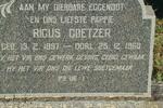 COETZER Ricus 1897-1960
