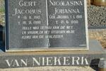 NIEKERK Gert Jacobus, van 1910-1990 & Nicolasina Johanna JACOBS 1918-1990