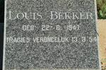 BEKKER Louis 1947-1954