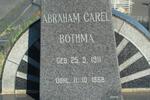 ROBERTS Abraham Carel Bothma 1911-1968
