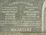 MAARTENS Joachim Hendrik 1860-1941 & Maria Elizabeth VAN ZYL 1867-1947