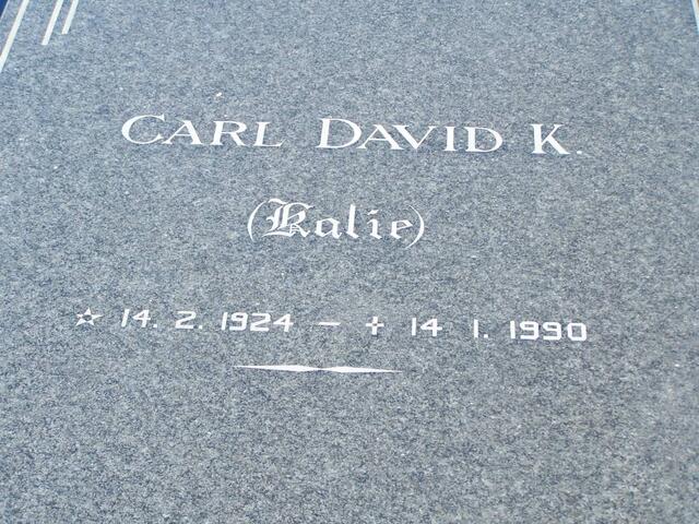 ? Carl David K. 1924-1990