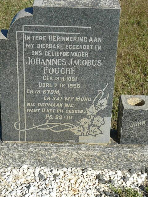 FOUCHÉ Johannes Jacobus 1891-1956