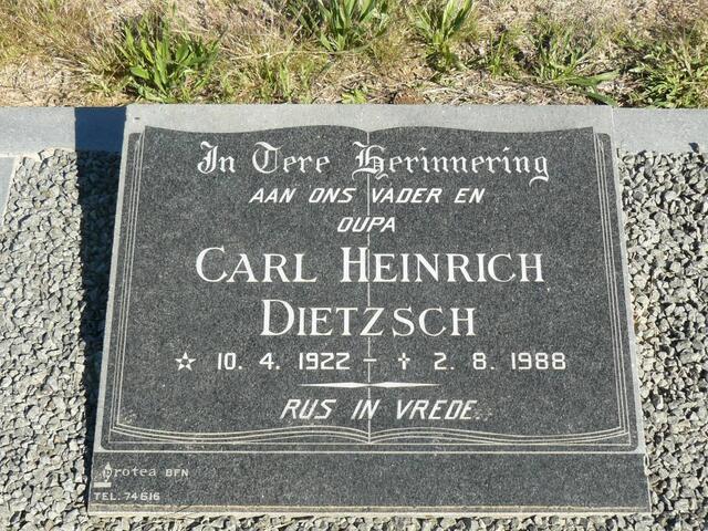 DIETZSCH Carl Heinrich 1922-1988