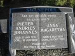 SWANEPOEL Pieter Andries Johannes 1919-2002 & Anna Magaretha 1928-2001