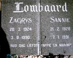 LOMBAARD Zagrys 1924-1990 & Sannie 1928-1991