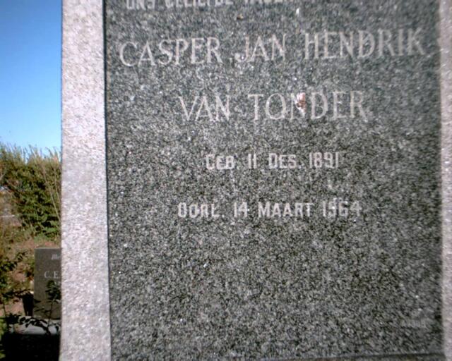 TONDER Casper Jan Hendrik, van 1891-1964