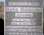 GREYLING Maria Magdalena Johanna 1880-1960