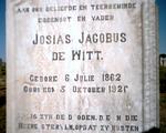 WITT Josias Jacobus, de 1862-1956