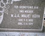 KUHN M.J.A. 1895-1974