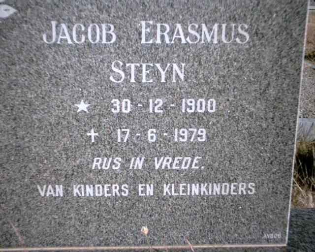 STEYN Jacob Erasmus 1900-1979