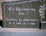 FOURIE Samuel C. Johannes 1906-1985