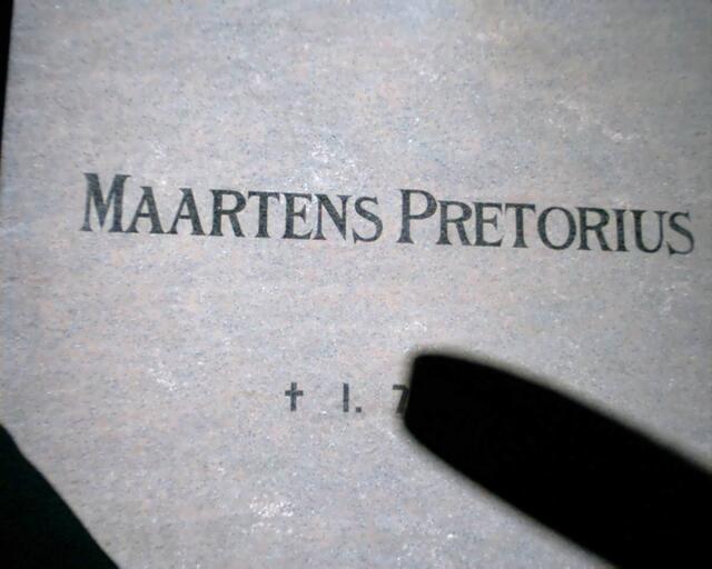 PRETORIUS Maartens ?