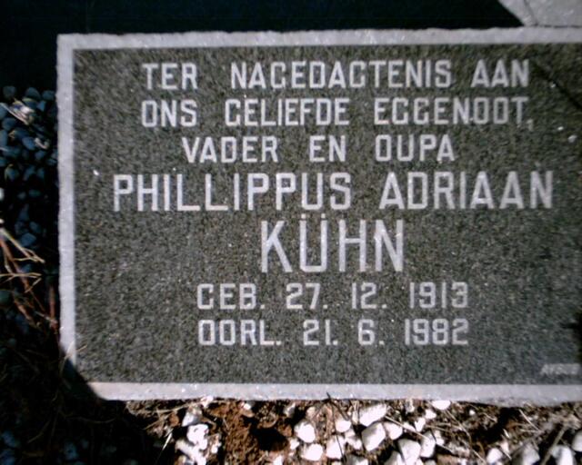 KUHN Phillippus Adriaan 1913-1982