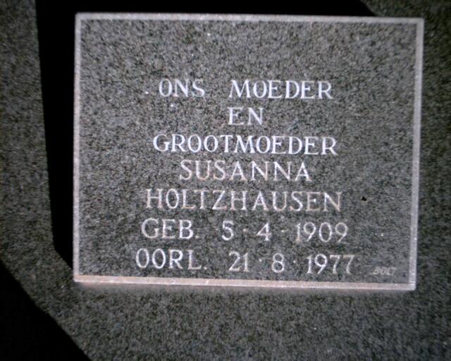 HOLTZHAUSEN Susanna 1909-1977