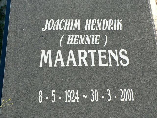 MAARTENS Joachim Hendrik 1924-2001