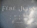 CERONIO Fébé Julia 1920-1992