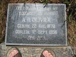 OLIVIER A.H. 1878-1956