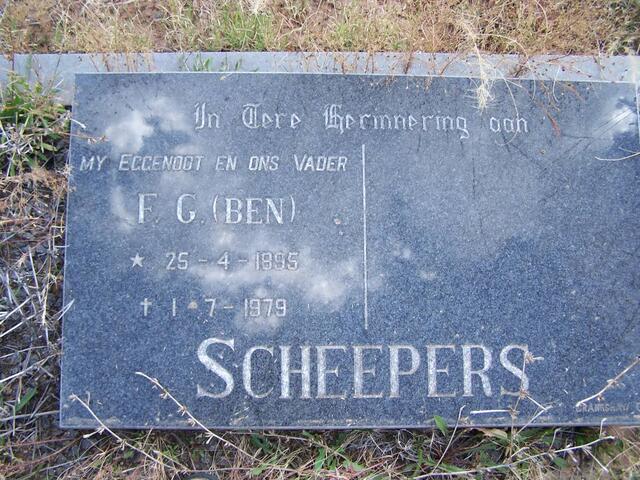 SCHEEPERS F.G. 1895-1979