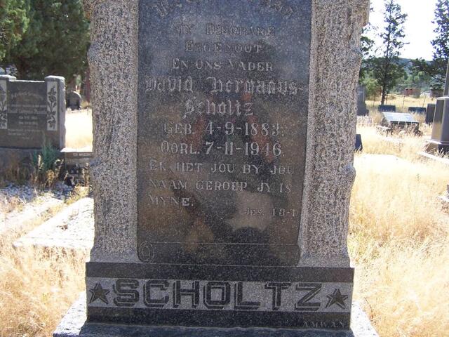 SCHOLTZ David Hermanus 1883-1946