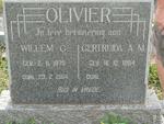 OLIVIER Willem ? 1875-1964 & Gertruida A.M. 1884-