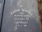 EYK Susara M., van nee WESSELS 1918-