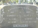 HENDRIKS Hermanus J. 1887-1979 & Elsje J.S. COETZER 1895-1968