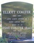 COALTER Elliott 1909-1997 & Esme nee RAW 1913-2009