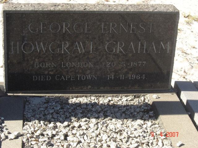 GRAHAM George Ernest Howgrave 1877-1964