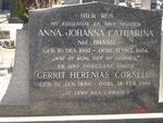 ENGELBRECHT Gerrit Herenias Cornelus 1886-1961 & Anna Johanna Catharina BRAND 1887-1954