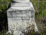 GEND Christoffel Thomas Pieter, van -1911