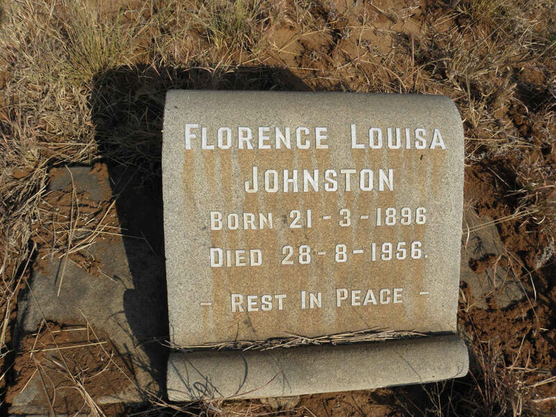 JOHNSTON Florence Louisa 1896-1956
