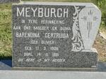 MEYBURGH Matthias Frederik 1907-1980 & Barendina Gertruida OLIVIER 1906-1981