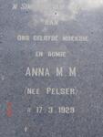HUMAN Dirk H.P. 1928-1985 & Anna M.M. PELSER 1929- 