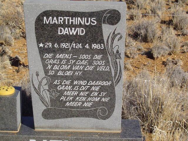NEL Marthinus Dawid 1921-1983