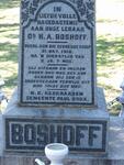 BOSHOFF H.A. -1918
