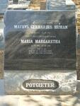 POTGIETER Mathys Gerhardus Human 1920-1963 & Maria Margaretha 1925-1999