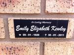 KEWLEY Emily Elizabeth 1920-2011