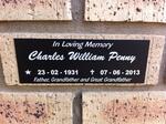 PENNY Charles William 1931-2013