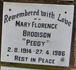 BRODISON Mary Florence 1914-1986