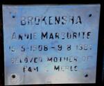 BROKENSHA Annie Margurite 1908-1987