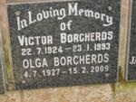 BORCHERDS Victor 1924-1993 & Olga 1927-2009